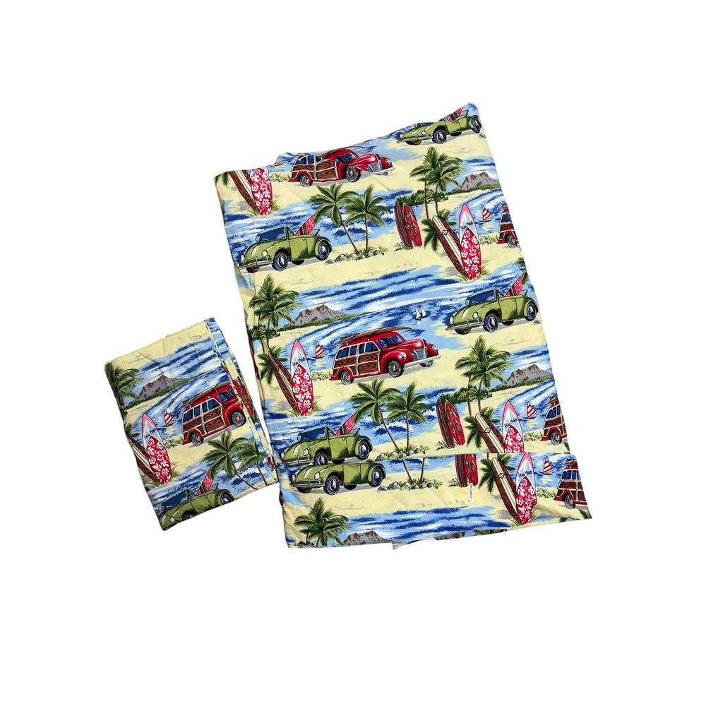 Dean Miller Beach Theme "Diamond Head Days" Duvet Cover Twin